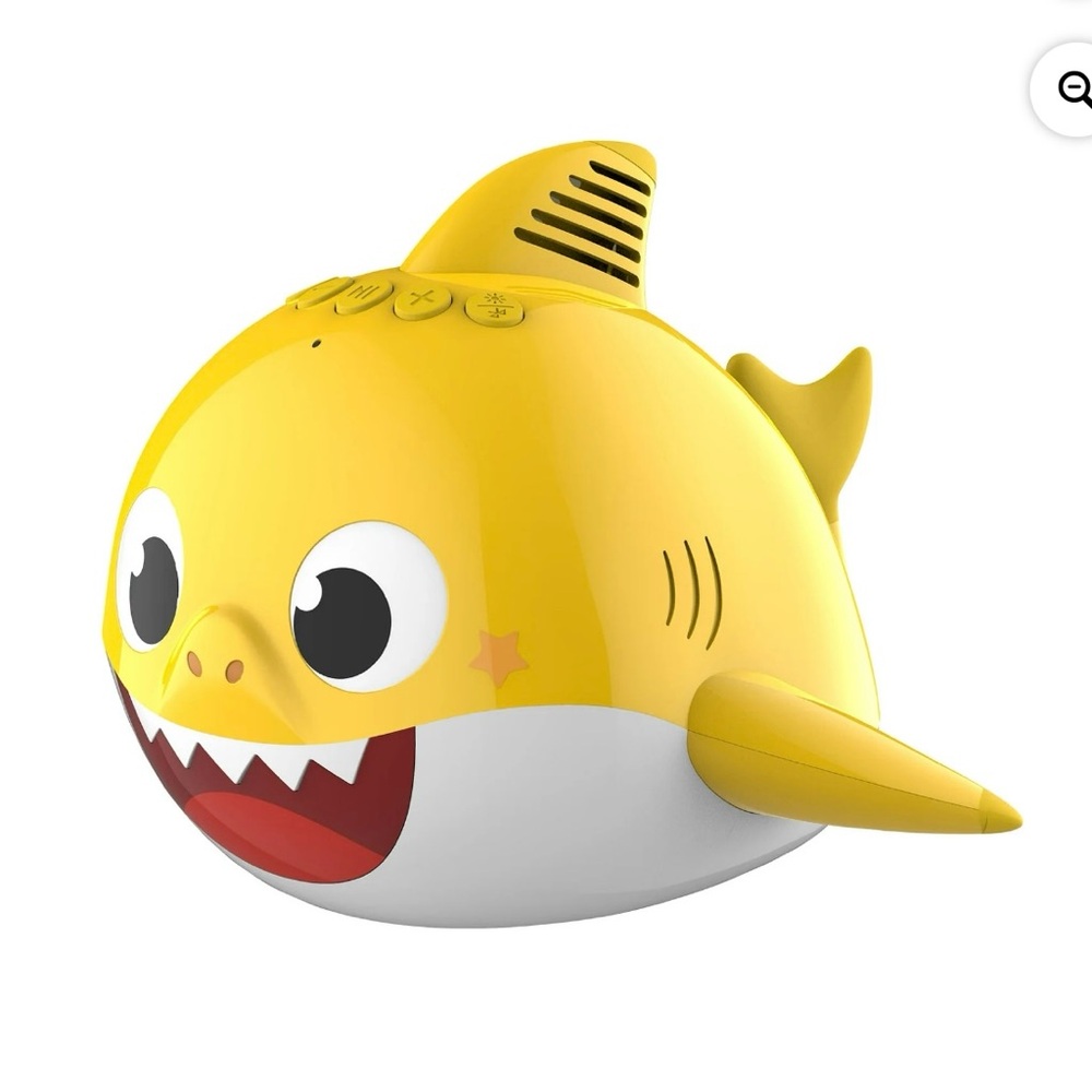 NEW Baby Shark Floating Waterproof LED Wireless Bluetooth Portable Speaker - Picture 7 of 10